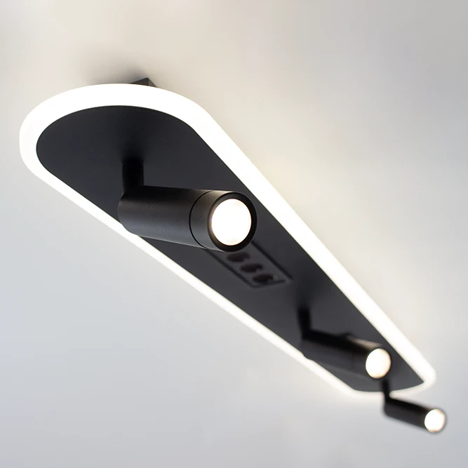 Люстра умная LED 52/6 Вт Черный/Белый