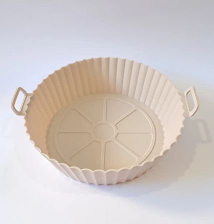 Форма силіконова для аерогрилів та аерофритюрниць Бежевий (W-833) - фото 1 Форма силіконова для аерогрилів та аерофритюрниць Бежевий (W-833) - фото 1