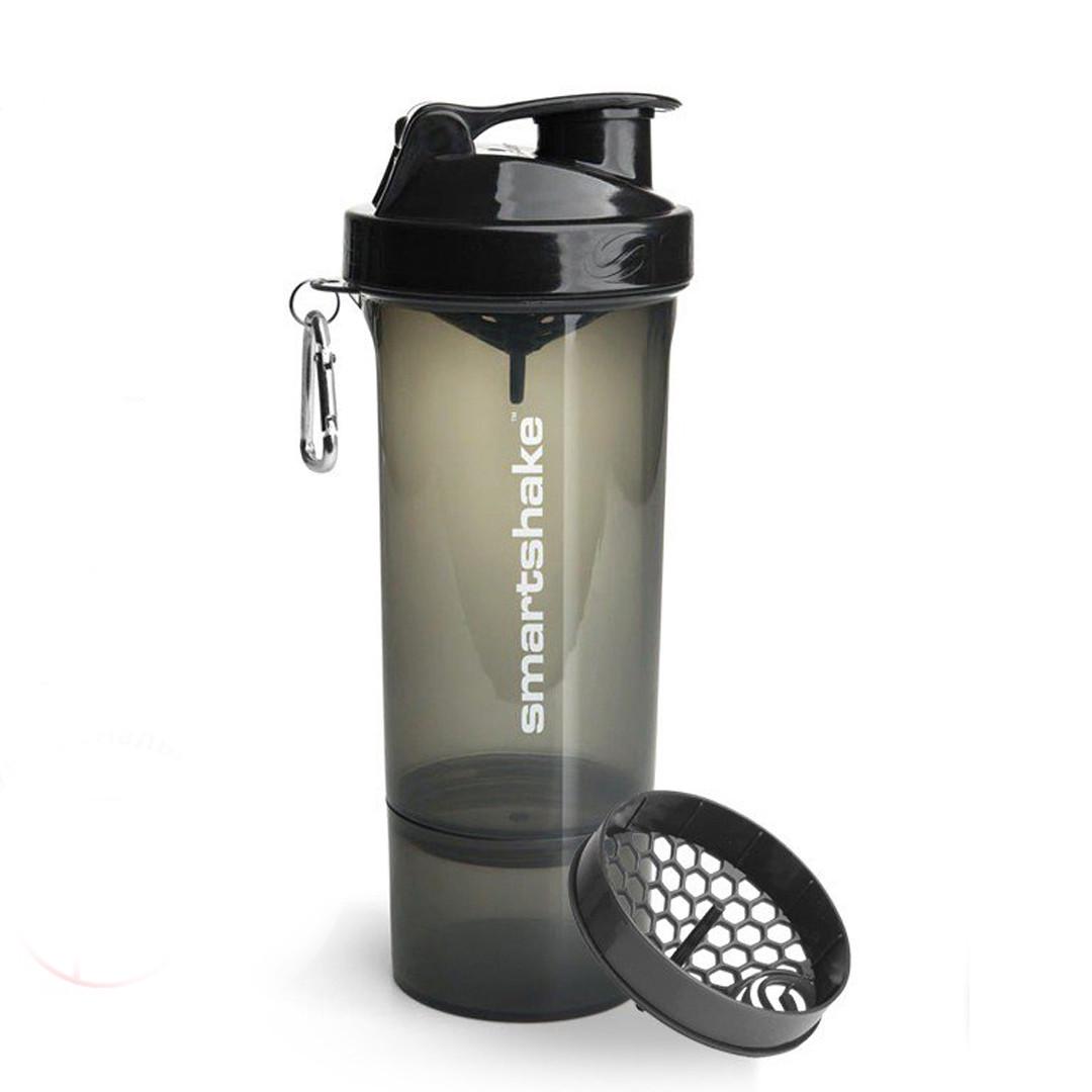 Шейкер спортивний SmartShake Slim 500 мл Black