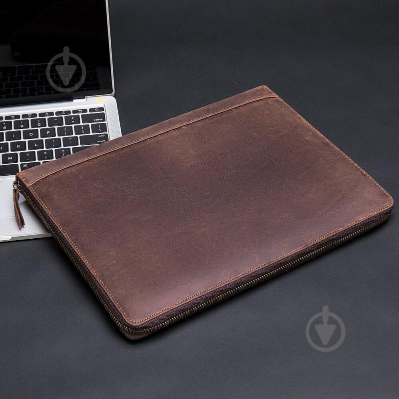 Чоловіча папка органайзер для документів матова 20238 Vintage Коричнева - фото 5 Чоловіча папка органайзер для документів матова 20238 Vintage Коричнева - фото 5