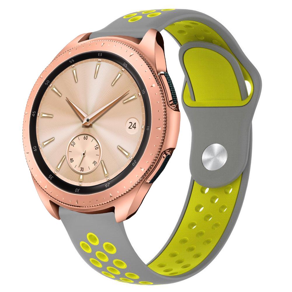 Ремешок Sport для Galaxy Watch 42 мм Gray/Yellow (13328-63)
