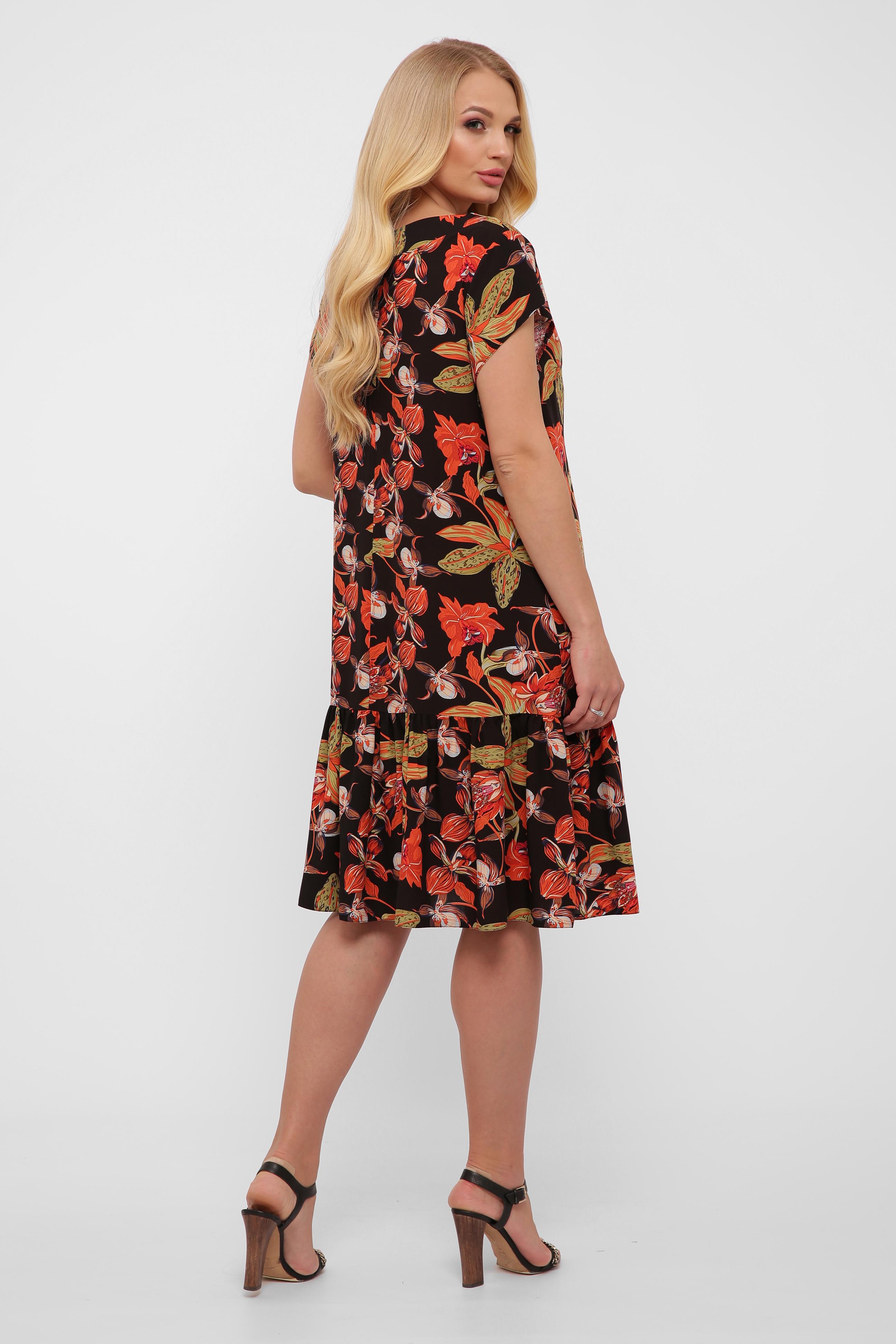 Платье VLAVI Яна р. 54 Черный (115404-54) - фото 2