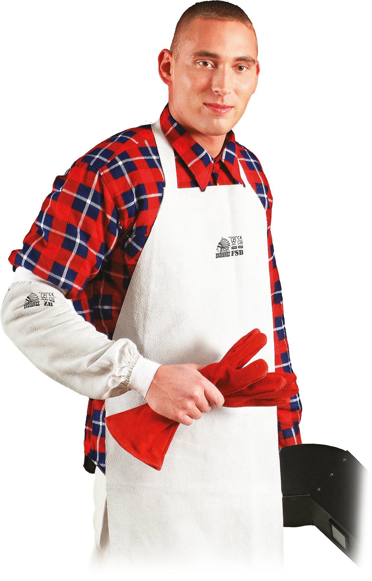 Фартух спилковий для зварювальника Reis FSB UNI (664-1400)