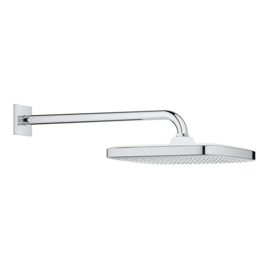 Верхній душ з настінним кронштейном Grohe Tempesta Cube Chrome (26687000)