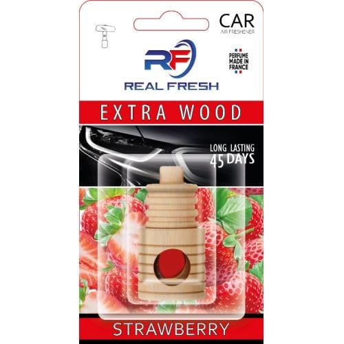 Освежитель воздуха REAL FRESH EXTRA WOOD 5 мл Strawberry - фото 1