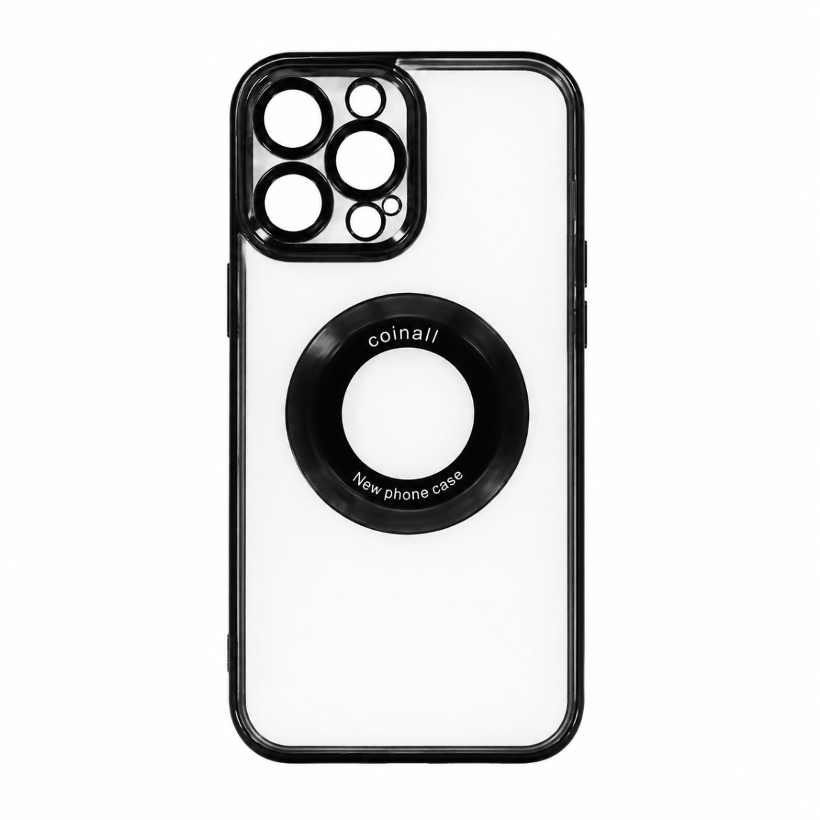 Магнитный чехол XON PhoneCase Magnetic для iPhone 13 Pro Max (PCMC1113400B 7928) Черный/Прозрачный