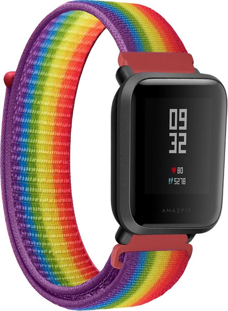Ремешок нейлоновый Sport Loop для Amazfit Bip Rainbow (21956-6B)