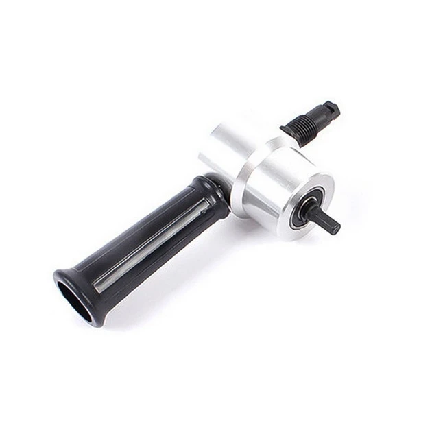 Ножницы высечные для листового металла/насадка на дрель/резак сверчок Silver OT143 в кейсе - фото 3