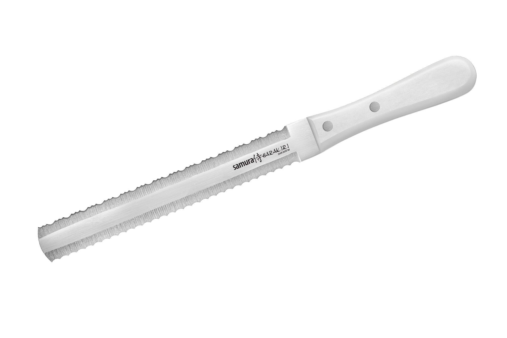 Нож для замороженных продуктов и хлеба Samura SHR-0057W