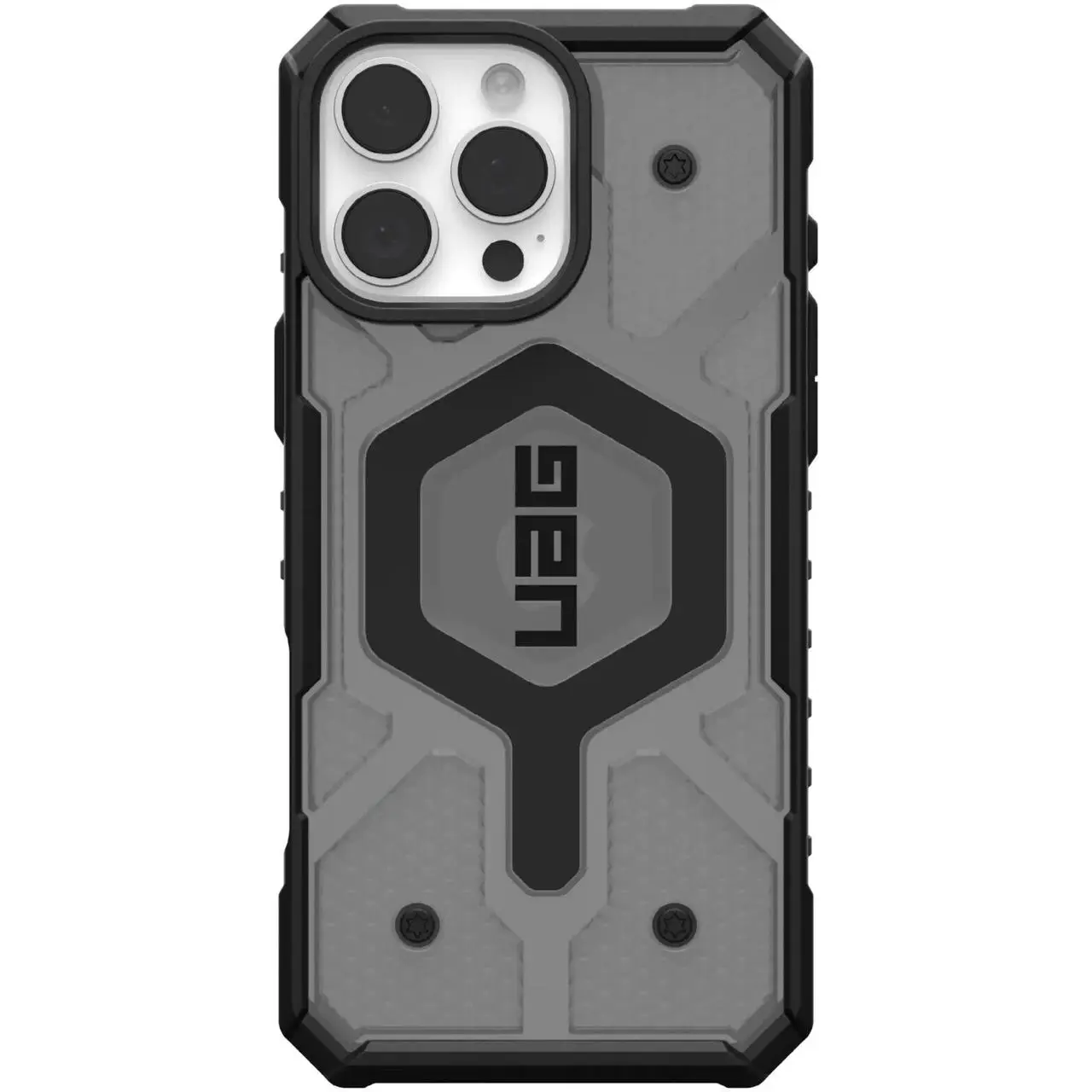 Чехол-накладка UAG Case for iPhone 16 Pro Pathfinder Clear Magsafe, Ash (114464113131)