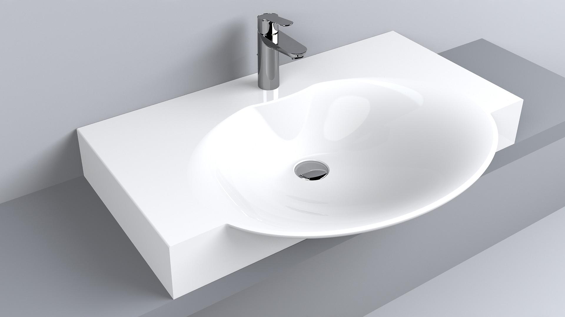 Умывальник Fancy Marble Carme 800 Умывальник Fancy Marble Carme 800