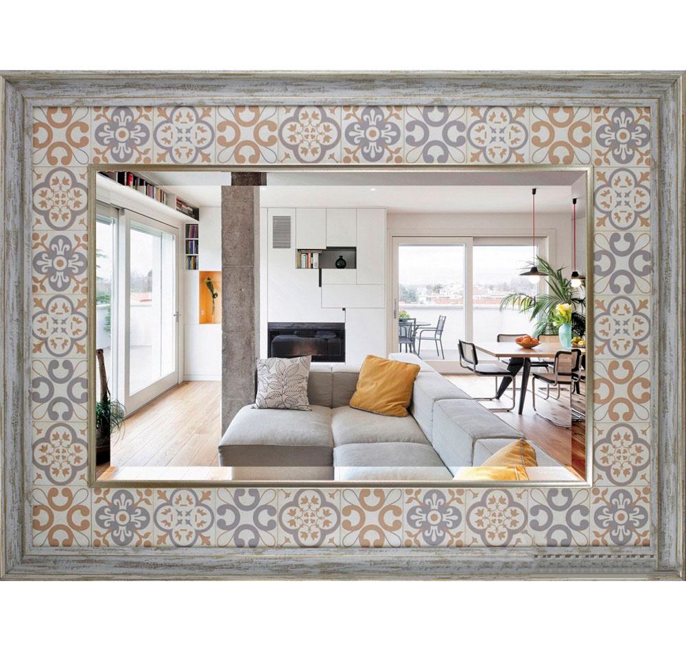 Декоративное зеркало WP-2003 1014х741х30 мм (02480)