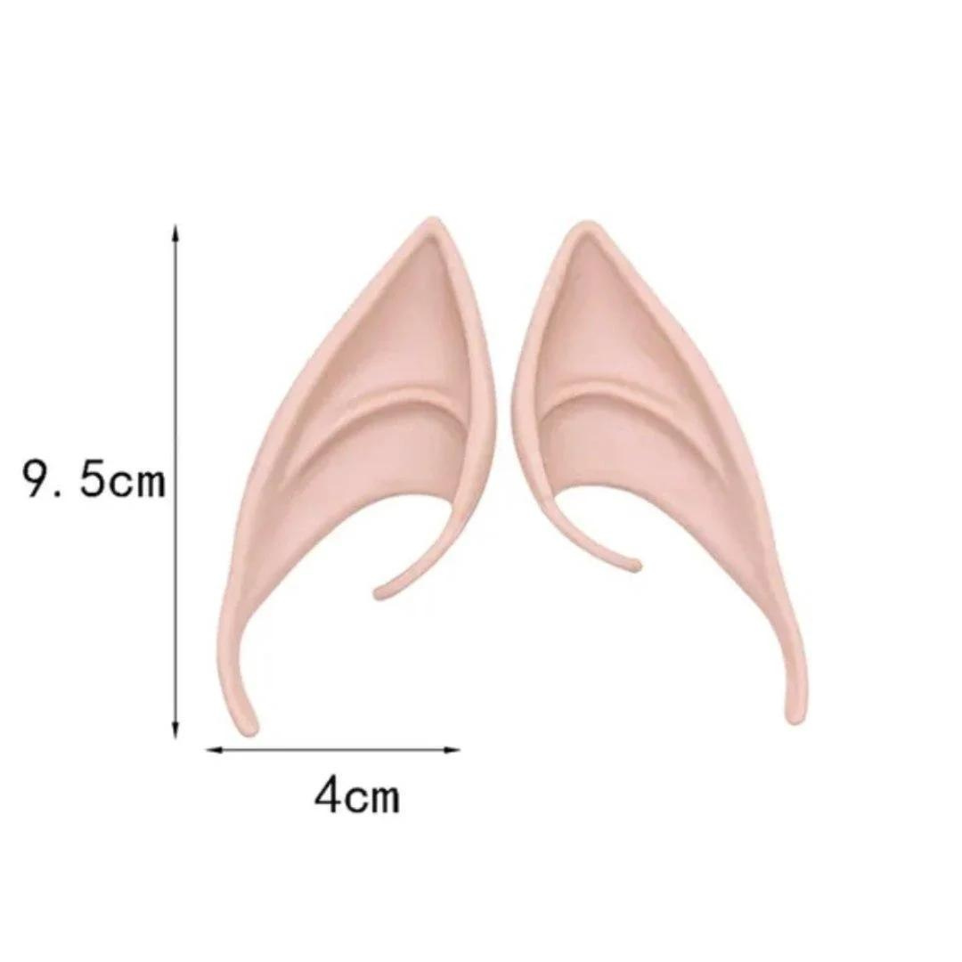 Вушка ельфа накладні 9,5 см 2 шт. Тілесний - фото 2