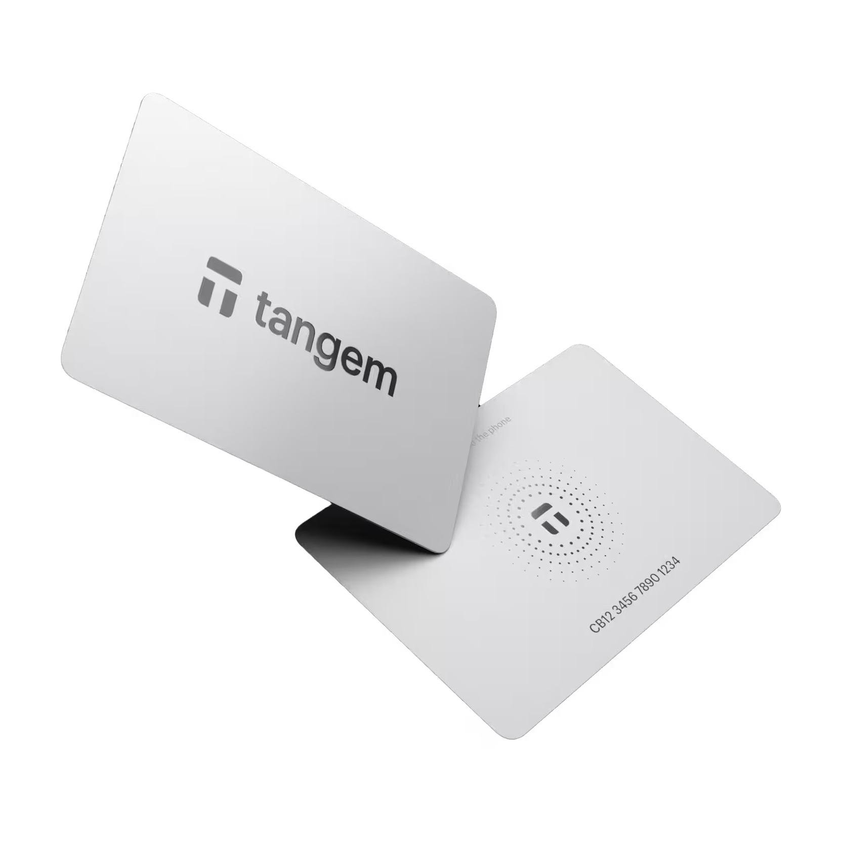 Гаманець для криптовалют Tangem Wallet 2.0 на 2 картки Білий (TG128X2-W) - фото 1