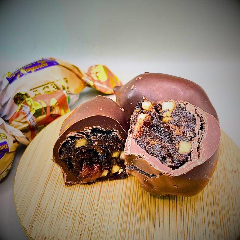 Конфеты Асал Сухофрукты и орехи в шоколадной глазури 1 кг в коробке 1 кг (Asal-candies-PDAA) - фото 10 Конфеты Асал Сухофрукты и орехи в шоколадной глазури 1 кг в коробке 1 кг (Asal-candies-PDAA) - фото 10