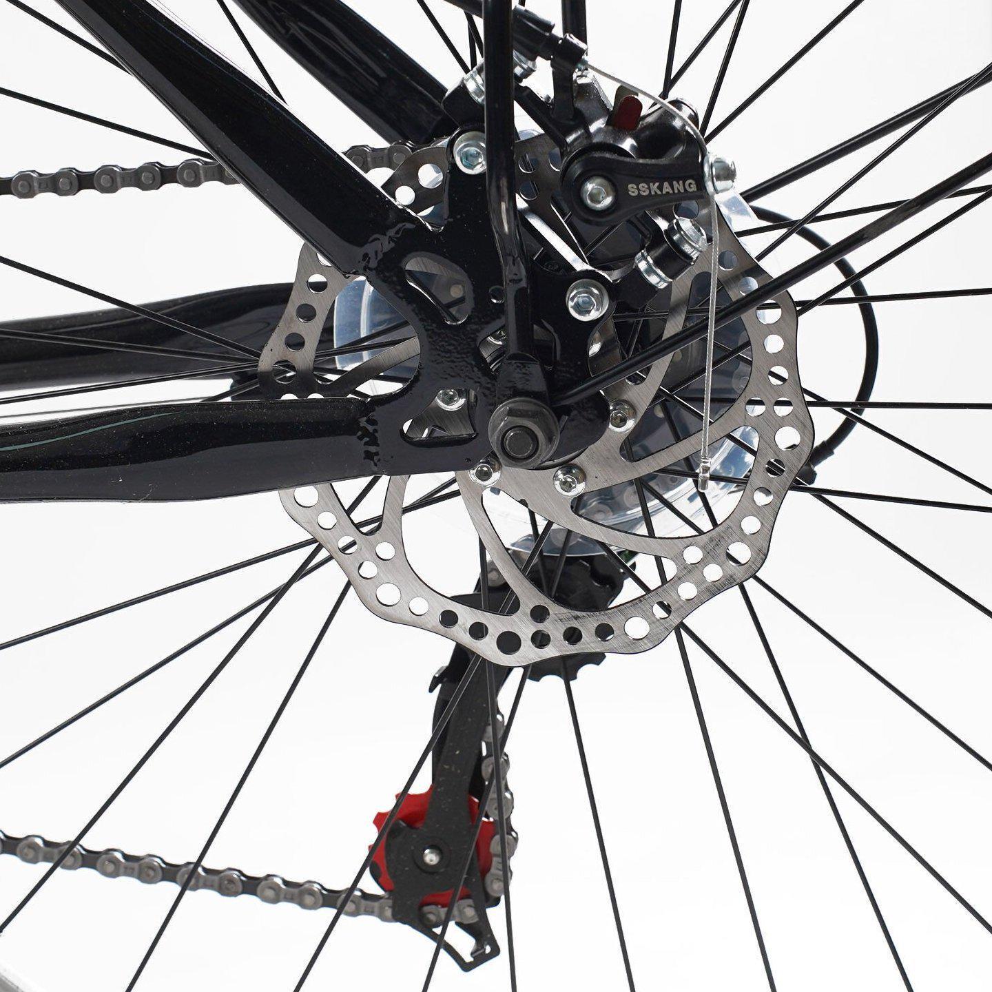 Велосипед городской Corso Viola с багажником рама 17"/26" Черный - фото 5 Велосипед городской Corso Viola с багажником рама 17"/26" Черный - фото 5