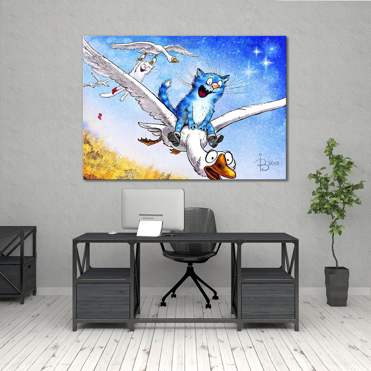 Модульная картина Фантазия до мажор 1 модуль 70x105 см