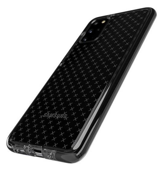 Противоударный чехол с антимикробным покрытием Tech21 Evo Check для Samsung Galaxy S20 Plus Black - фото 4