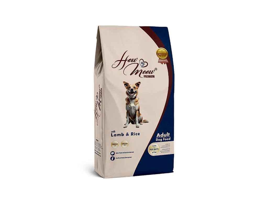 Корм для собак сухой How Meow Dog с ягненком и рисом 15 кг (1088264)
