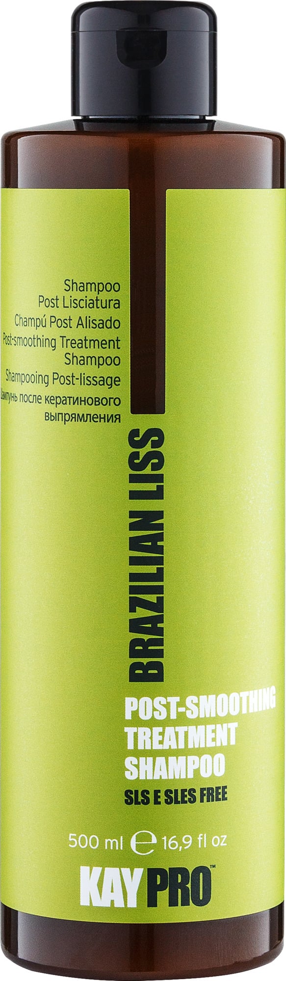 Шампунь для підтримання гладкості випрямленого волосся KayPro Brazilian Liss 500 мл (8079)