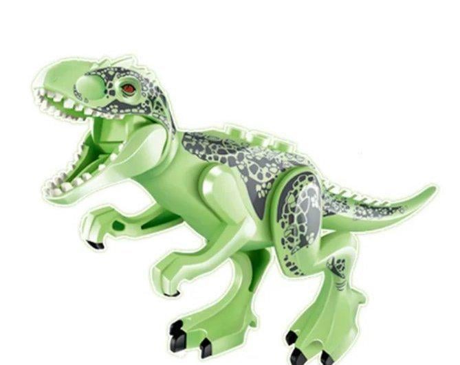 Конструктор Индоминус тиранозавр Рекс Jurassic World 12,6х5,3 см Зеленый/Салатовый (34624450)