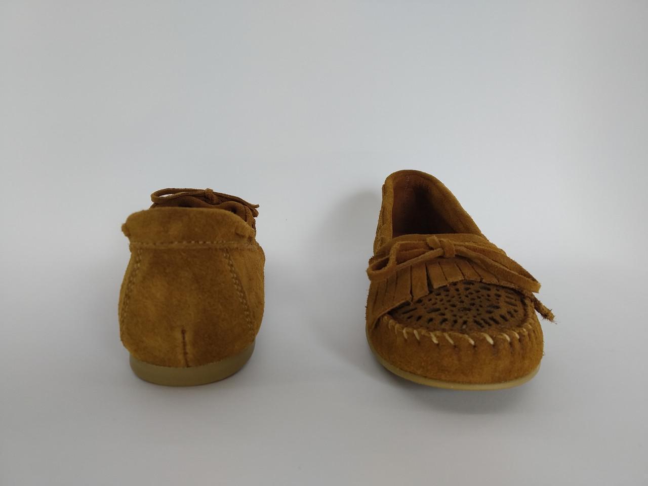 Мокасины женские замшевые Bata р. 36 23 см Коричневый (917618859) - фото 5