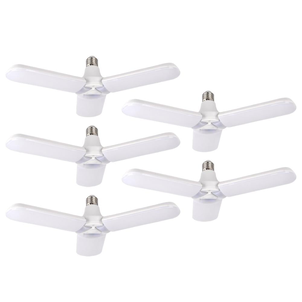 Светодиодные складные лампы с тремя лопастями LED bulb 60W в патрон Е27 5 шт. Светодиодные складные лампы с тремя лопастями LED bulb 60W в патрон Е27 5 шт.