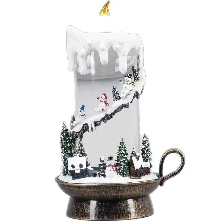 Ночник новогодний музыкальный XMAS 21020B 3580 White
