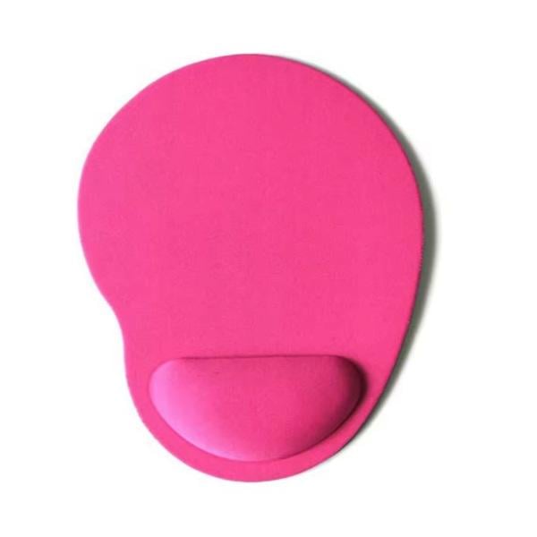 Килимок для миші з подушкою для зап'ястя ергономічний Рожевий
