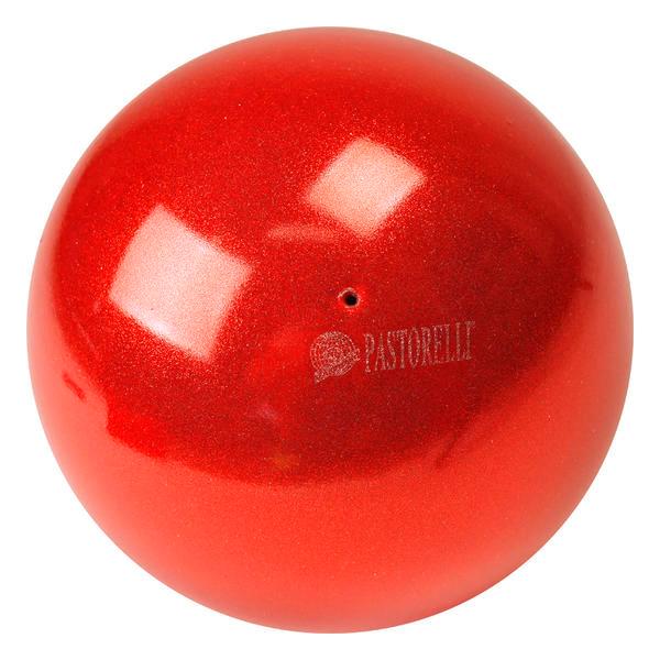 Мяч Pastorelli Generation FIG Glitter HV 18 см Rosso - фото 1