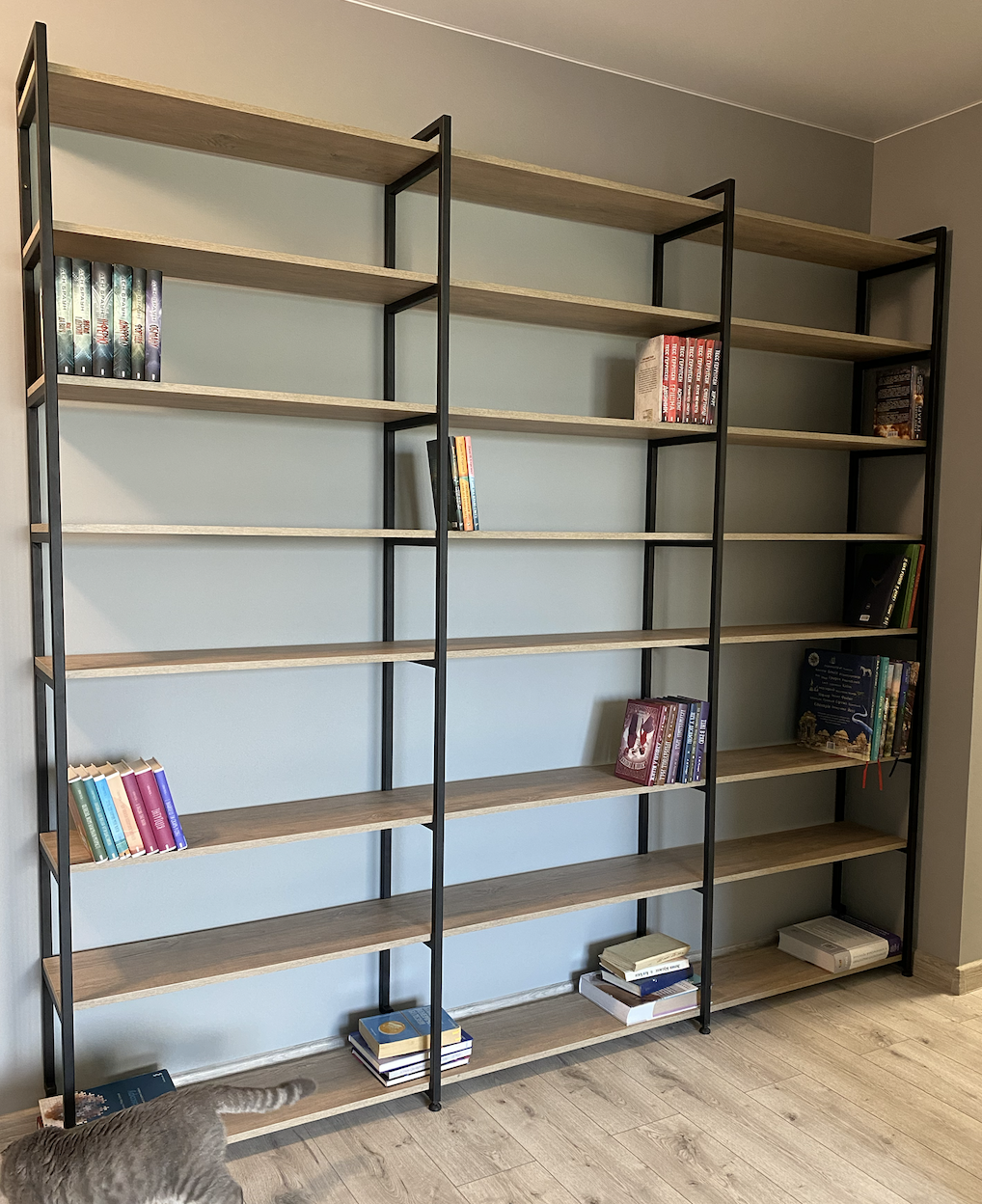 Стелаж з металу та полицями ЛДСП S029-LM 2200х2400х300 мм