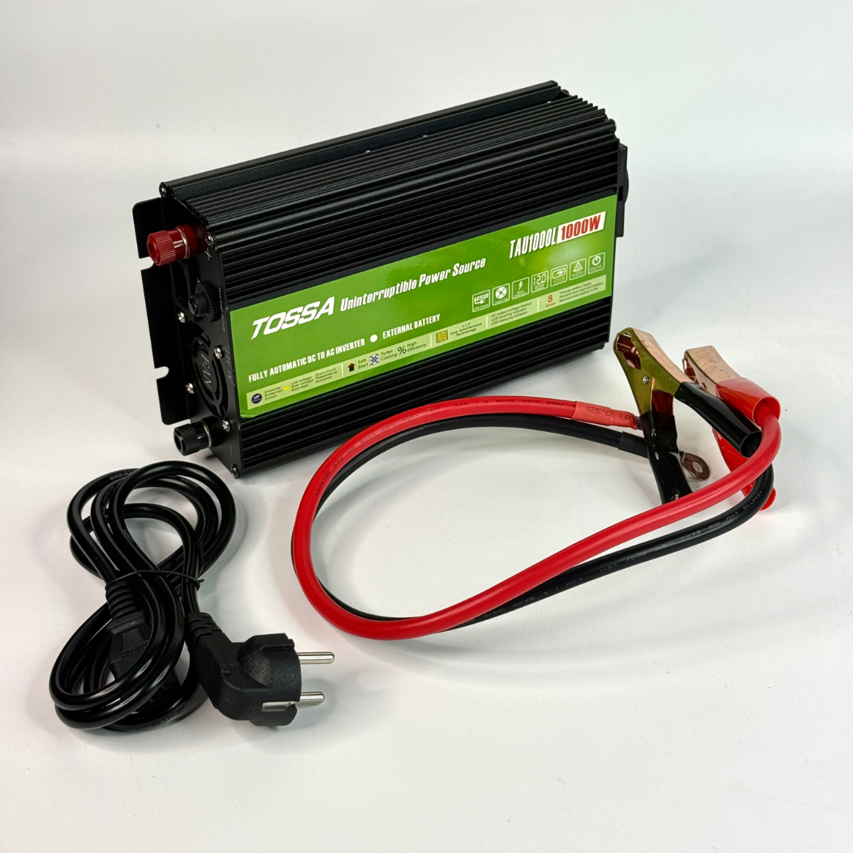 Преобразователь напряжения Tossa с функцией UPS 12-220V 1000W (TAU1000L) Преобразователь напряжения Tossa с функцией UPS 12-220V 1000W (TAU1000L)