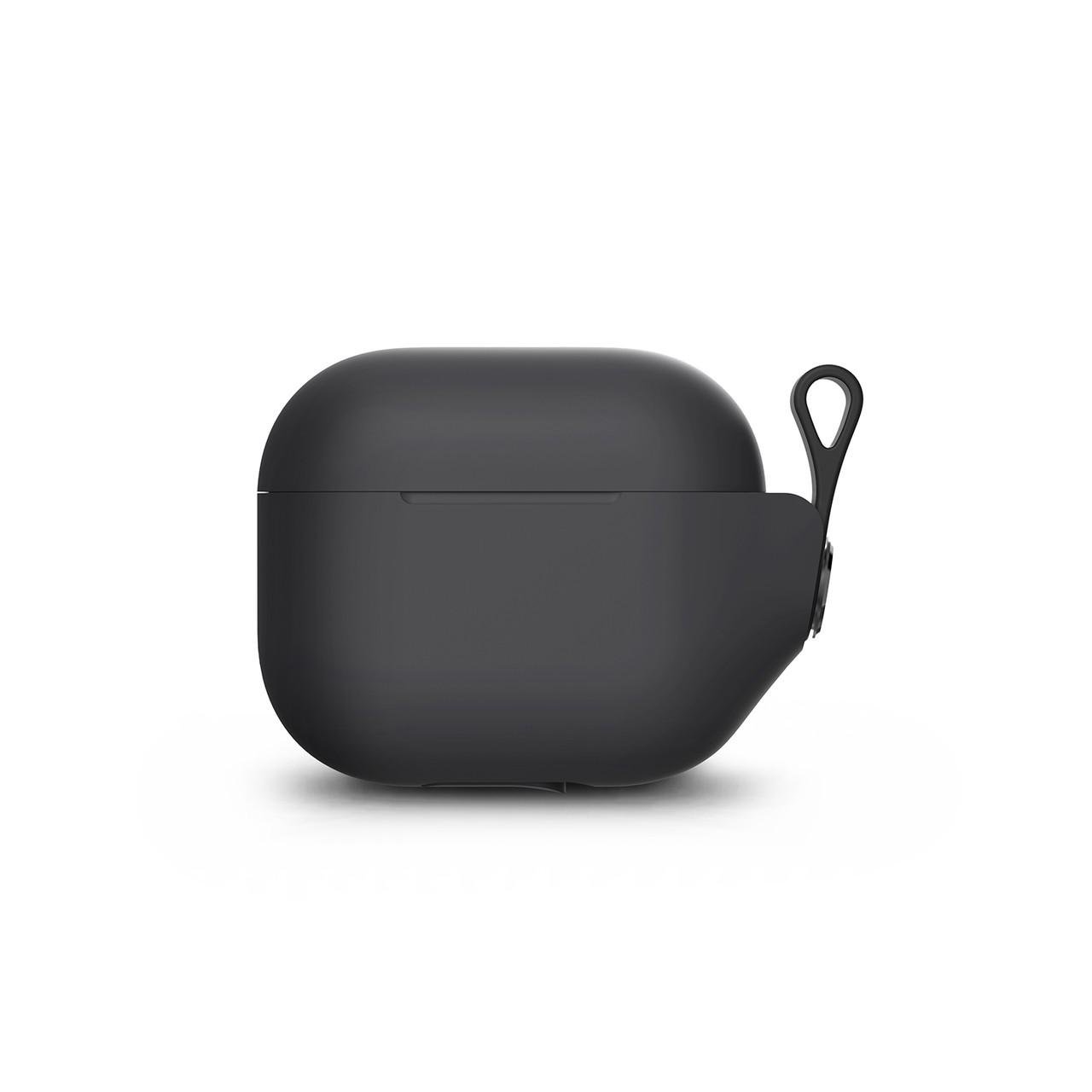 Силіконовий чохол для навушників Moshi Pebbo Case for Airpods 3rd Gen, Shadow Black (99MO123033) - фото 2