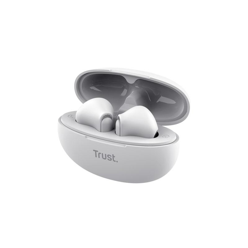 Наушники с кейсом Trust Yavi Earphones TWS Bluetooth Белый (25173_TRUST) - фото 3 Наушники с кейсом Trust Yavi Earphones TWS Bluetooth Белый (25173_TRUST) - фото 3