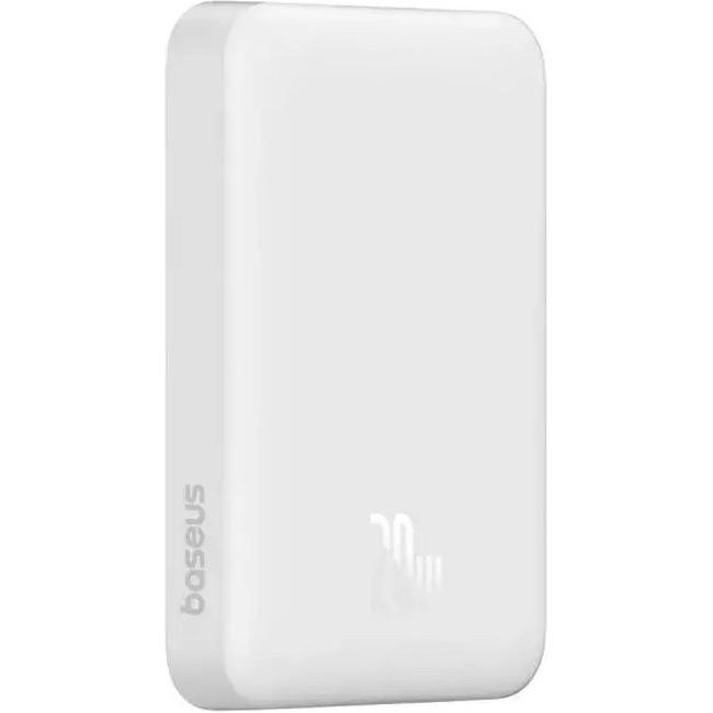 Внешний аккумулятор Baseus Magnetic Bracket Mini 10000 mAh 20W White (P10059001223-00) - фото 4