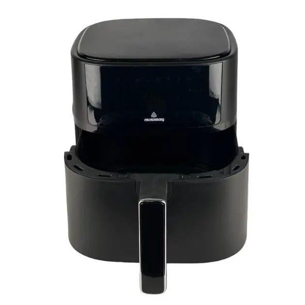 Аэрофритюрница Crownberg CB-5544 2000 Вт сенсорная с антипригарным покрытием и съемным контейнером 6 л Черный (opt-103264) Аэрофритюрница Crownberg CB-5544 2000 Вт сенсорная с антипригарным покрытием и съемным контейнером 6 л Черный (opt-103264)