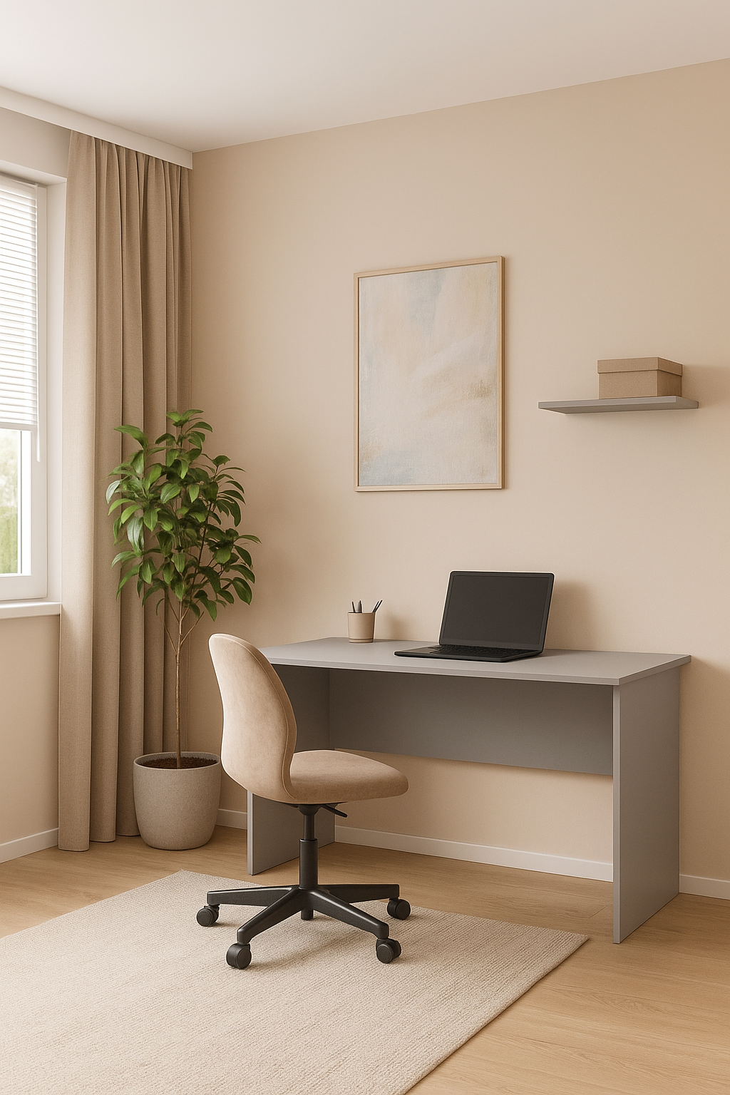 Стол прямой ОП-104 Серая мышка (400641) - фото 2 Стол прямой ОП-104 Серая мышка (400641) - фото 2