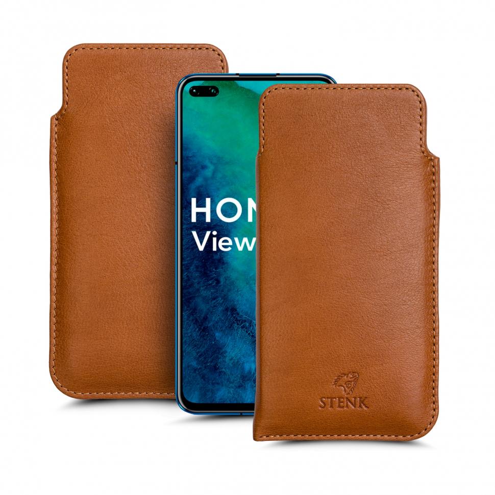 Футляр Stenk Elegance для HuaWei Honor View 30 Pro Camel (67413)