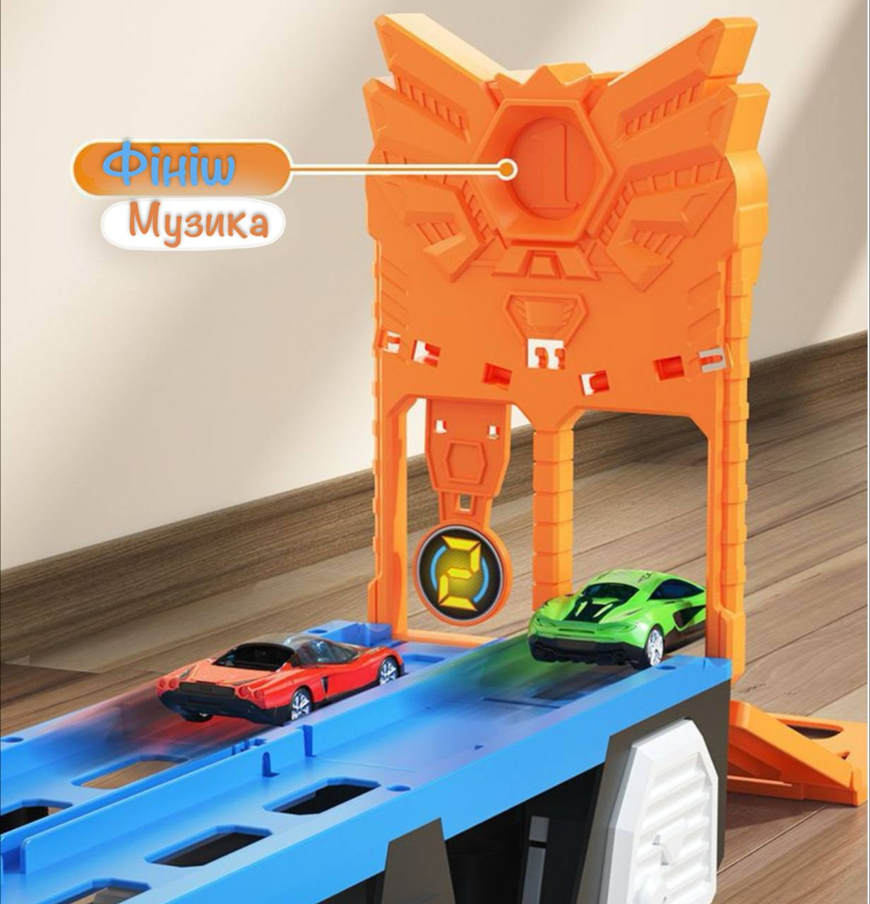 Дитячий ігровий трек Fun Game E7015B автомагістраль з 2 машинками 1,5 м (2054649480) - фото 4 Дитячий ігровий трек Fun Game E7015B автомагістраль з 2 машинками 1,5 м (2054649480) - фото 4