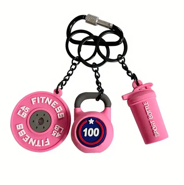 Брелок для фітнес-фанатів Спорт Рожевий (2745254050)