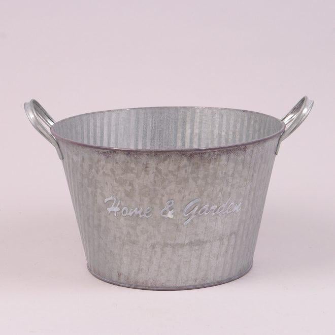 Кашпо металлическое Flora Home&Garden d 25 см 38780 (DR013429)