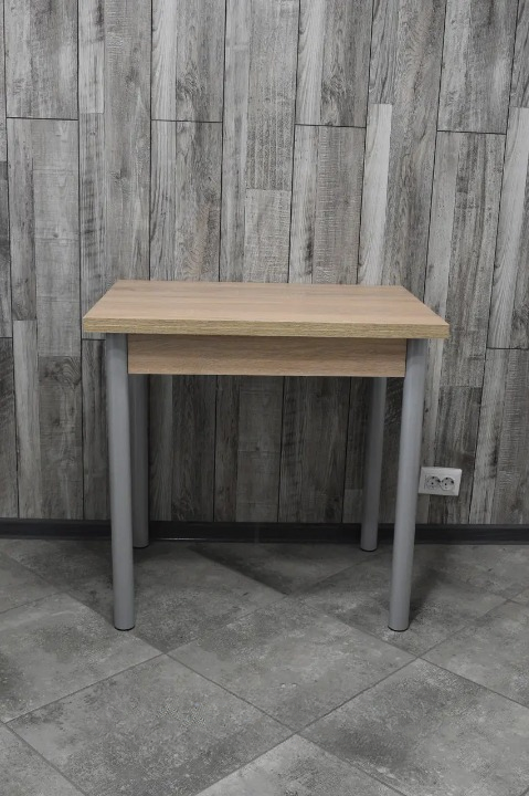 Обідній стіл розкладний Оскар 60х80/80х120х75 см Дуб сонома (28374491)