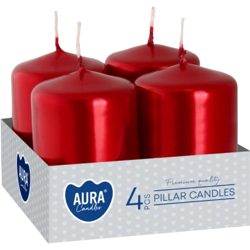 Свічка циліндрична Bispol 7 годин Червоний (14295677) Свічка циліндрична Bispol 7 годин Червоний (14295677)