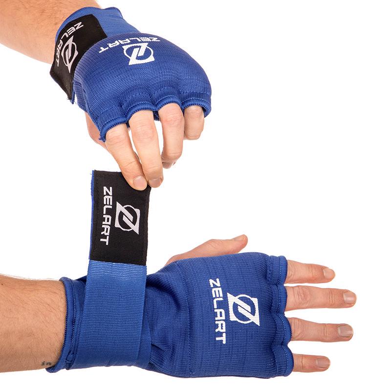 Перчатки-бинты Zelart BO-3867 внутренние XL Синий (37508152)