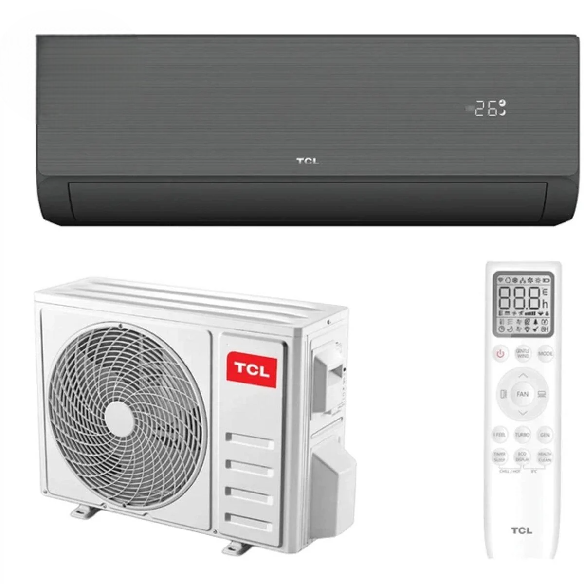 Кондиционер TCL TAC-12CHSD/ZG41IHB HeatPump R32 WI-FI Black (BLN000004975)