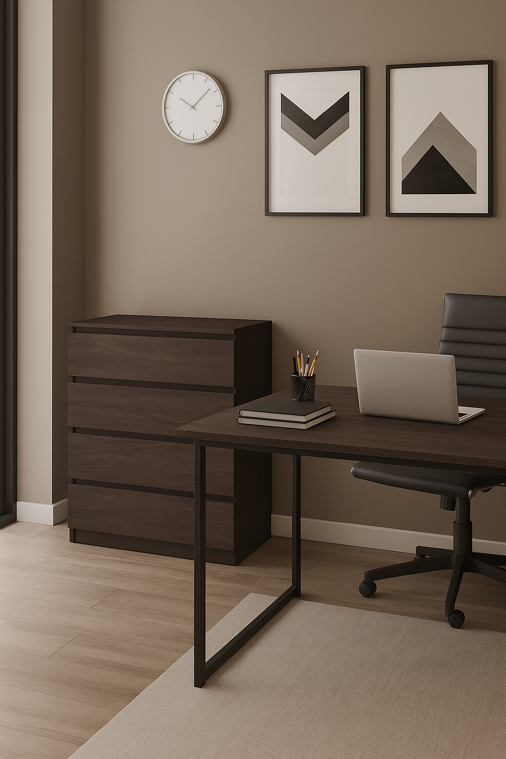 Комод MEBEX на 4 шухляди 80х40х100 см Венге Магія (VM4B800VM) - фото 2