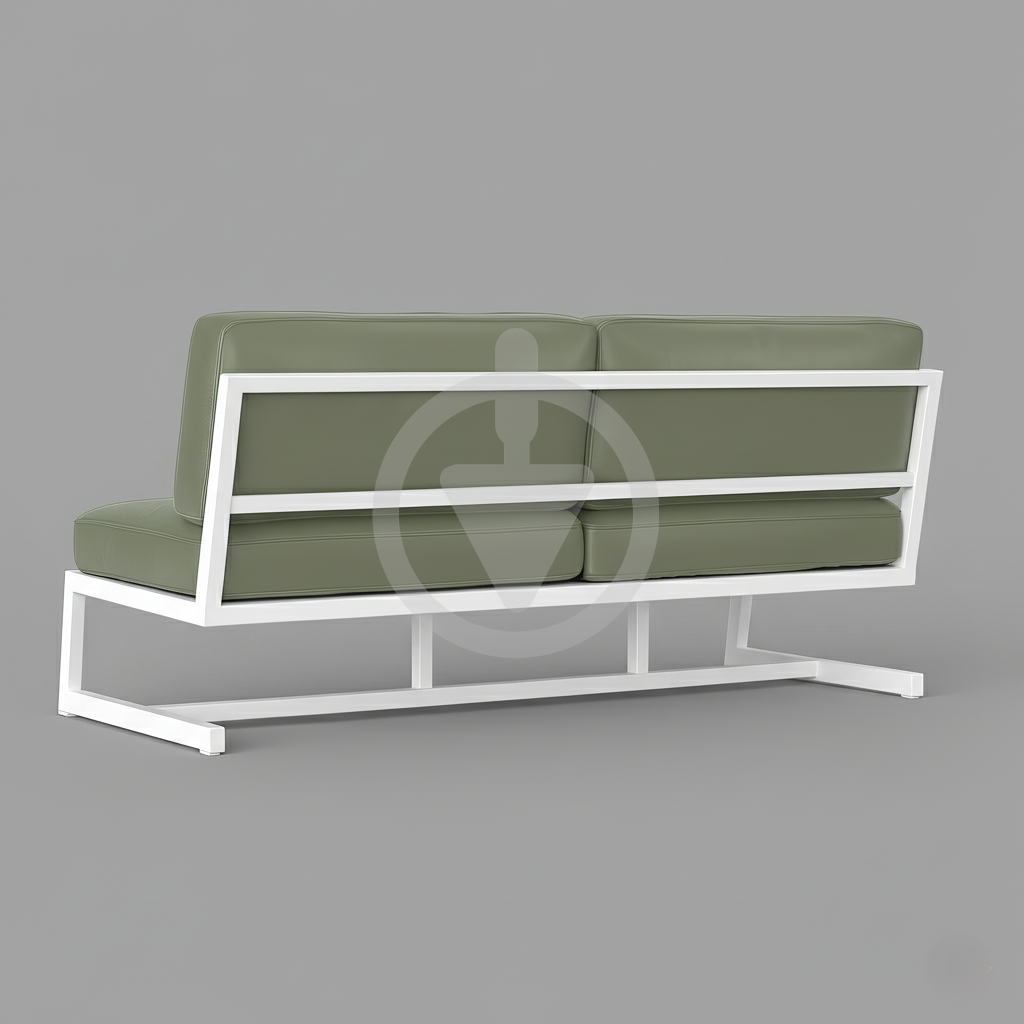 Диван металевий AVVS tech Атлас вуличний лофт екошкіра 156 см Оливковий/Білий (30222937) - фото 3 Диван металевий AVVS tech Атлас вуличний лофт екошкіра 156 см Оливковий/Білий (30222937) - фото 3