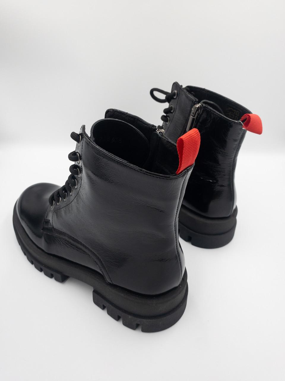 Ботинки демисезонные женские Bistfor лак р. 41 Черный (14402/226ут) - фото 4 Ботинки демисезонные женские Bistfor лак р. 41 Черный (14402/226ут) - фото 4