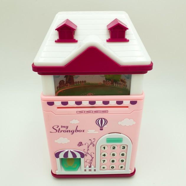 Электронная копилка Волшебный Домик с купюроприемником Розовый (5461905) Электронная копилка Волшебный Домик с купюроприемником Розовый (5461905)