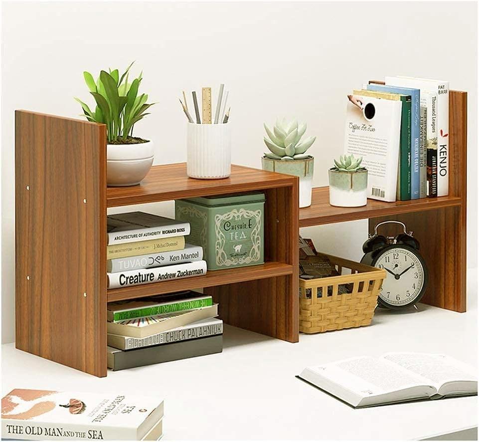 Полка книжная настольная из дерева Конкор Охра (КПА-037304)